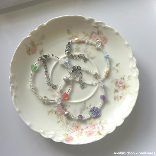 Beachy Glass Bracelets 1:1 - Waikiki drop