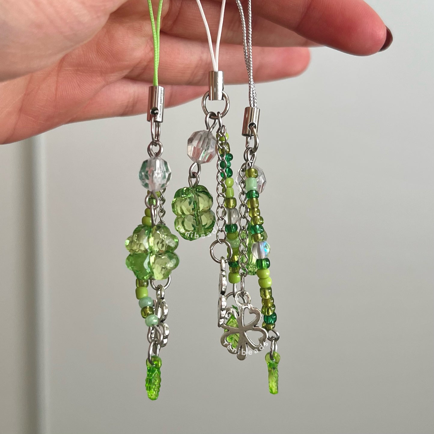 Crystal Luck Clover Charms
