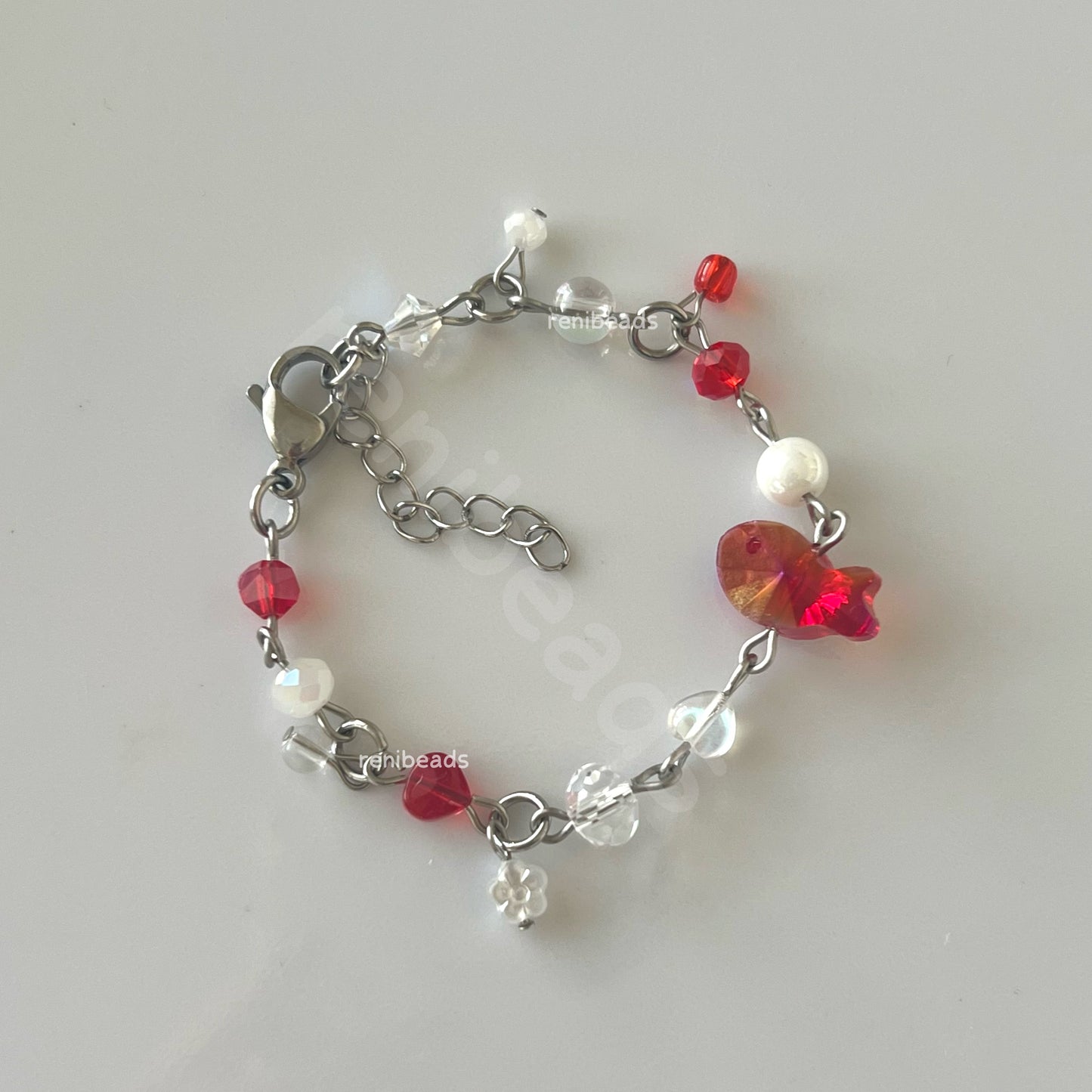 Crystal Glass Animal Beaded Bracelets