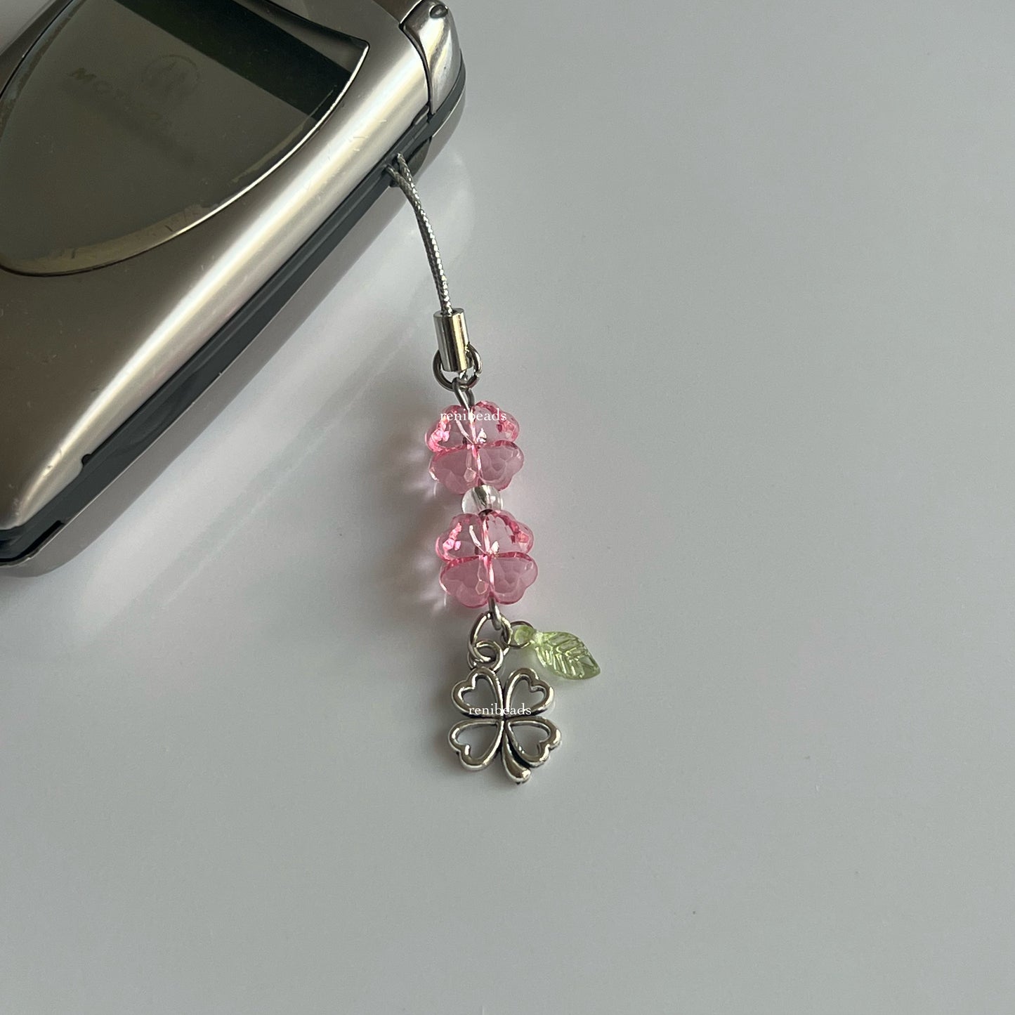 Kawaii Clover Phone Charms