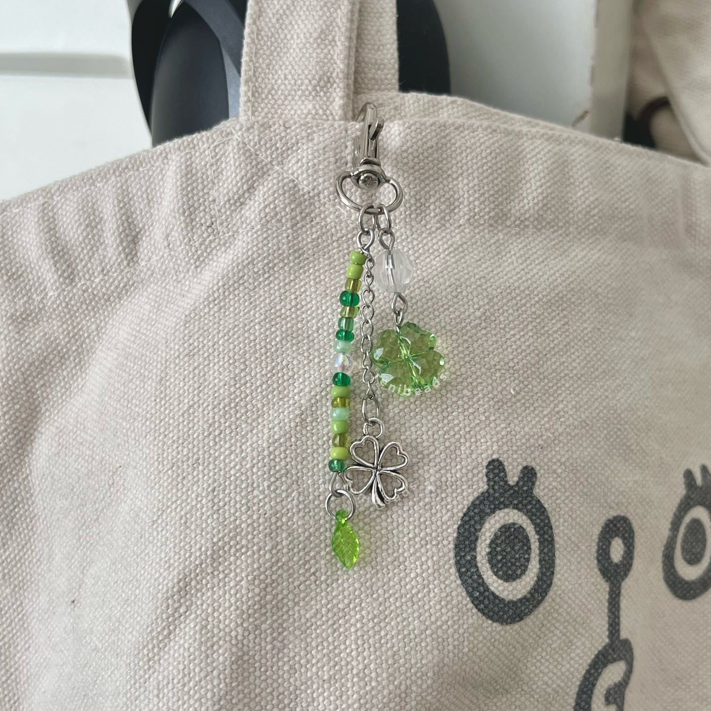 Crystal Luck Clover Charms