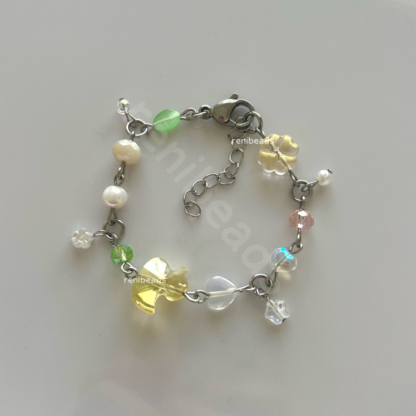 Crystal Glass Animal Beaded Bracelets