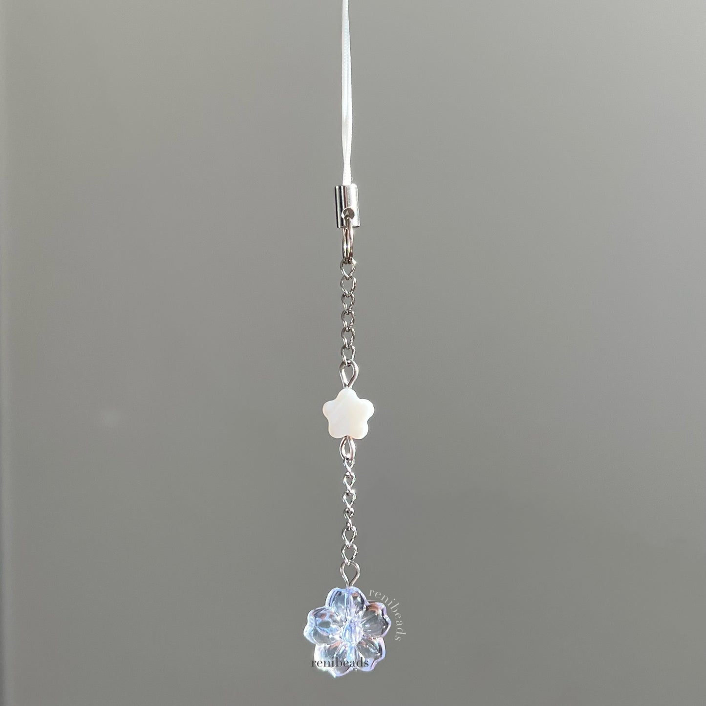 Lilac Flower Phone Charm