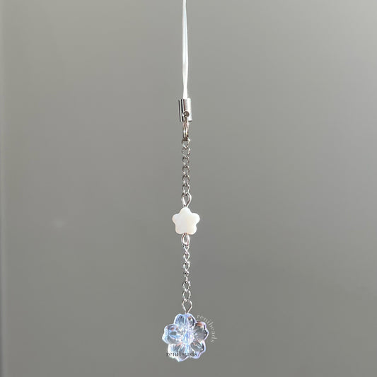 Lilac Flower Phone Charm