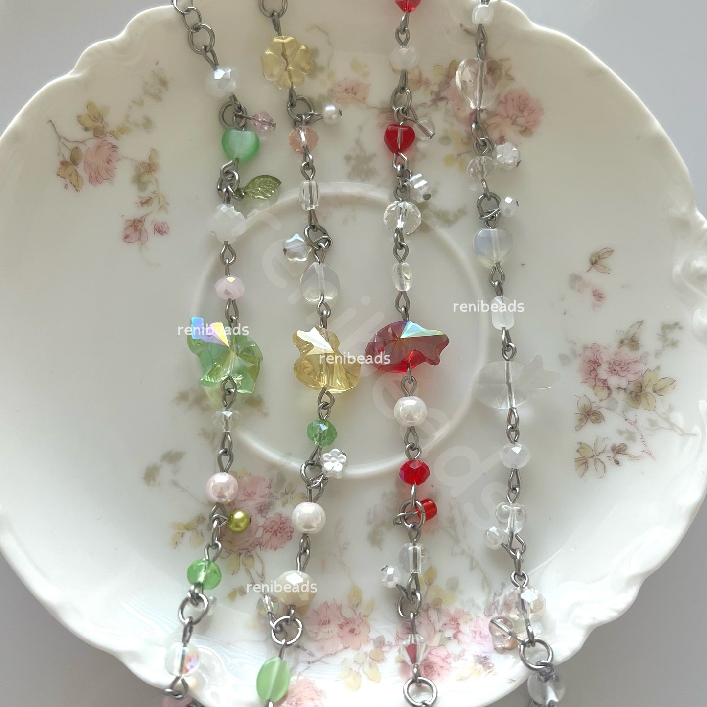 Crystal Glass Animal Beaded Bracelets