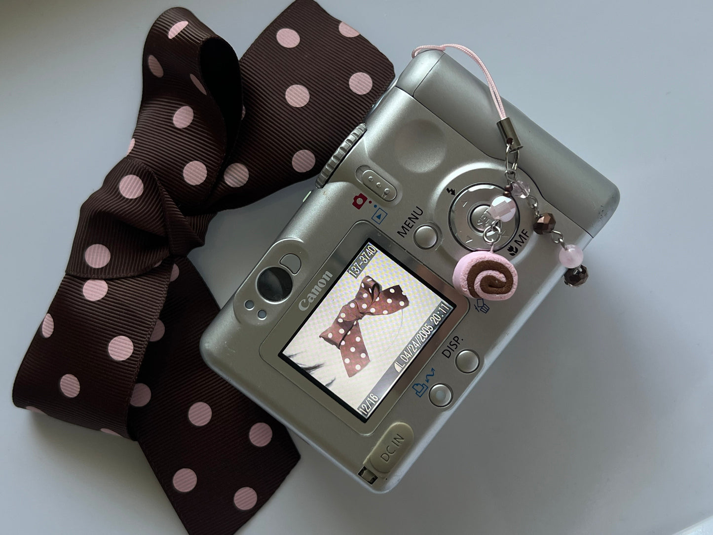 Strawberry Choco Cake Roll Phone Charms