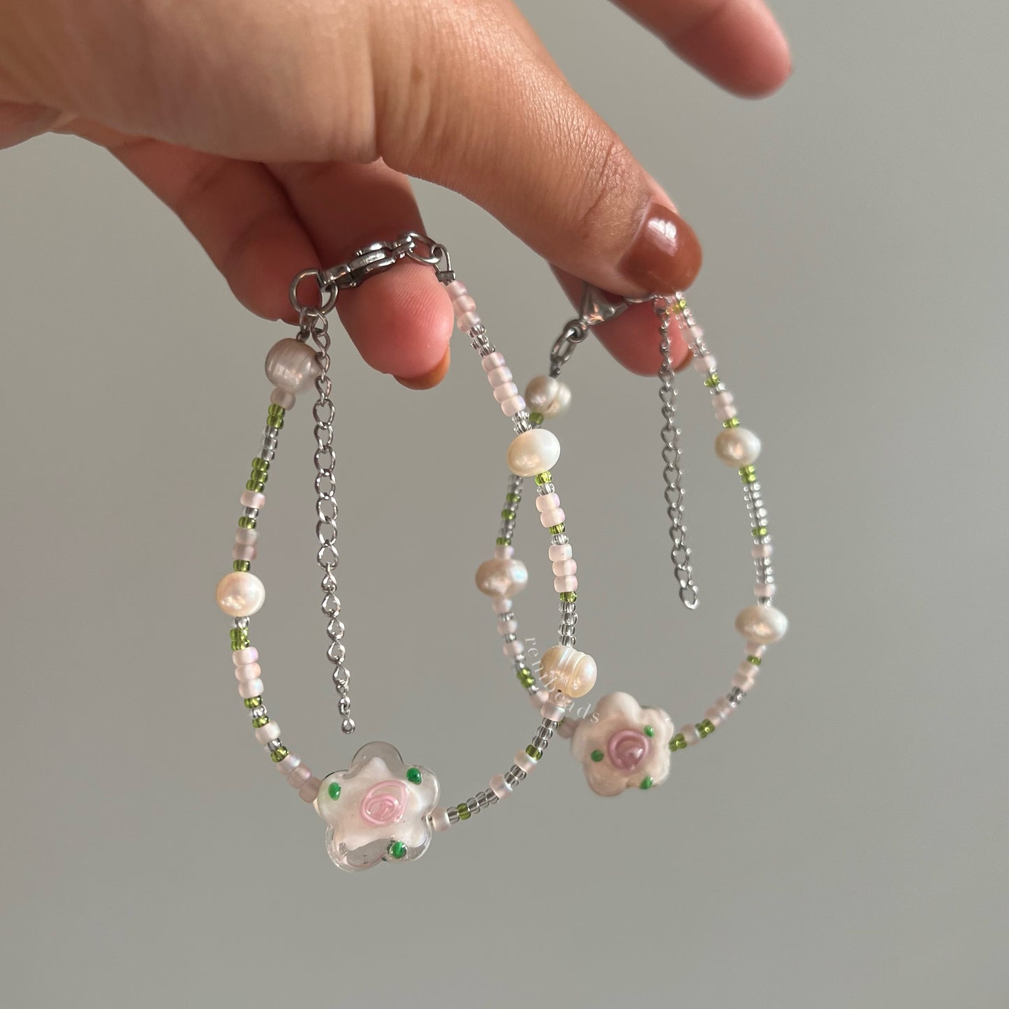 Chihiro Flower Bead Bracelet
