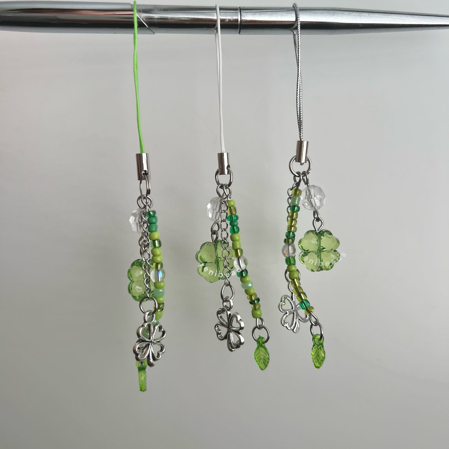Crystal Luck Clover Charms