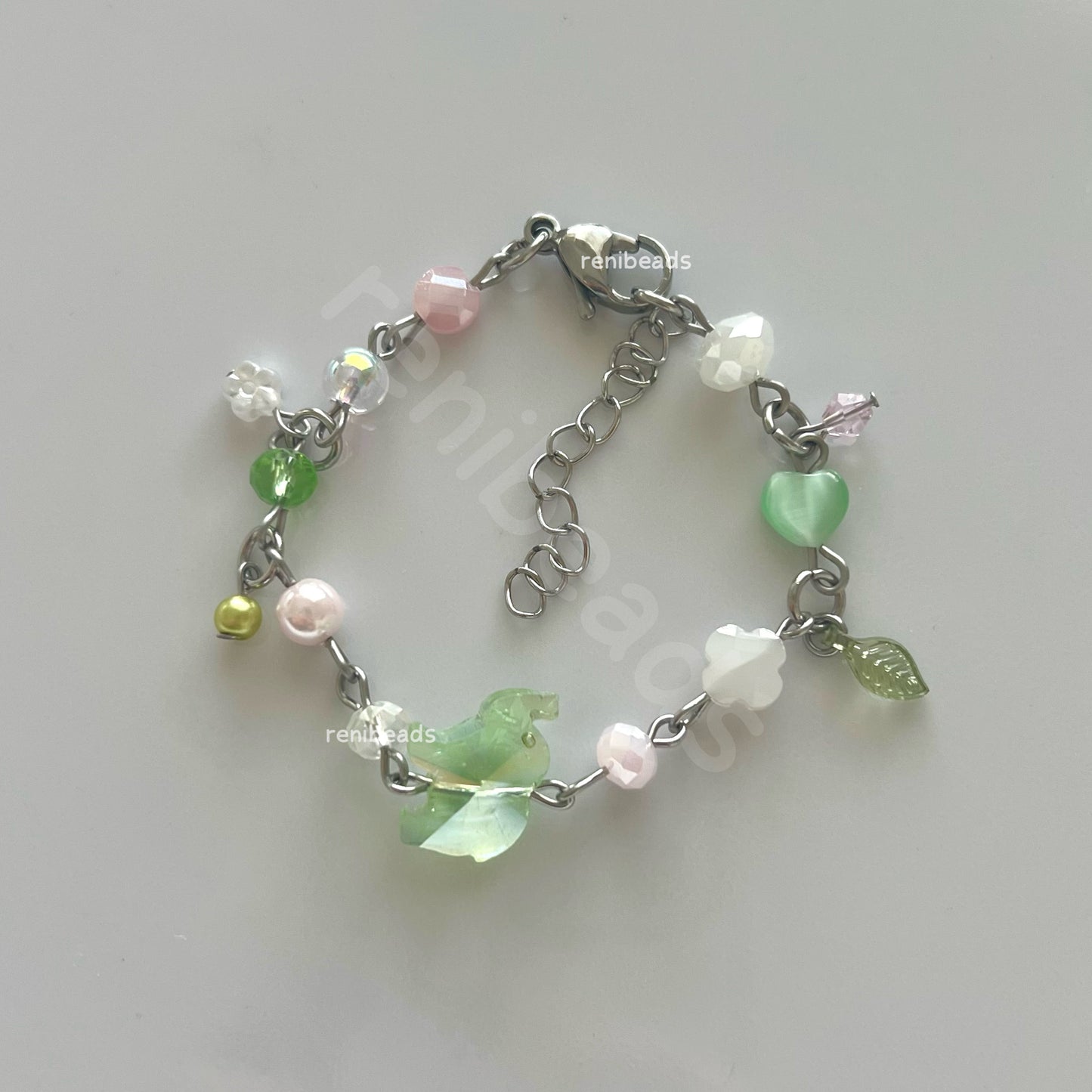 Crystal Glass Animal Beaded Bracelets