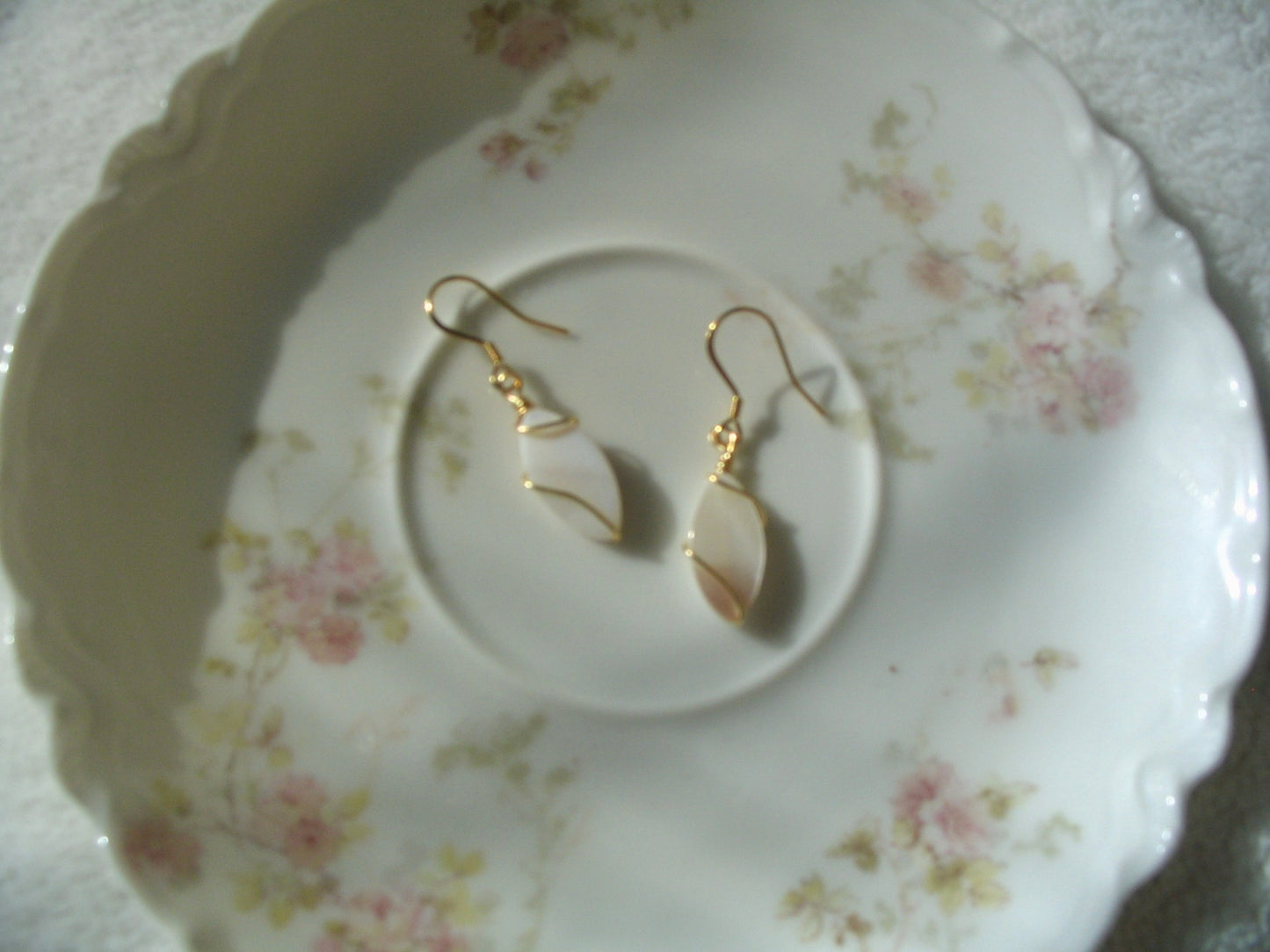 Gold Petal Earrings