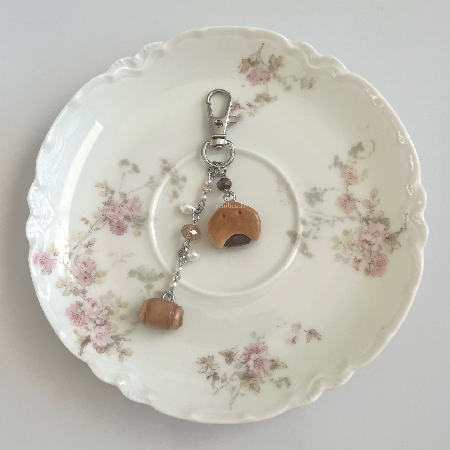 Choco Pie Pastry Keychain