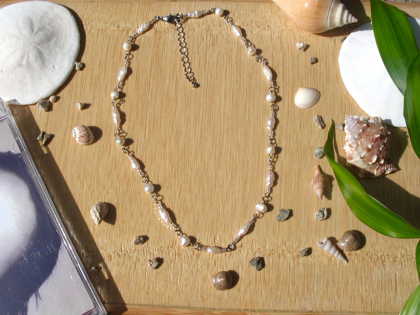 Beaded Pearl Necklace