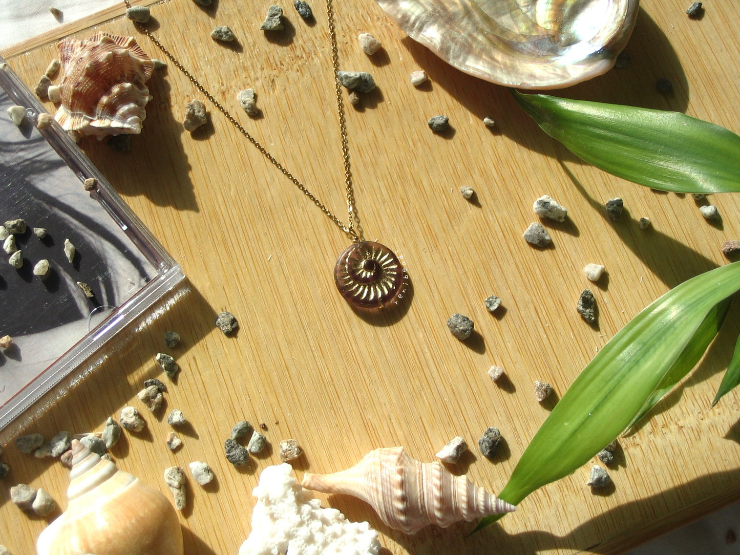 Flat Shell Necklace