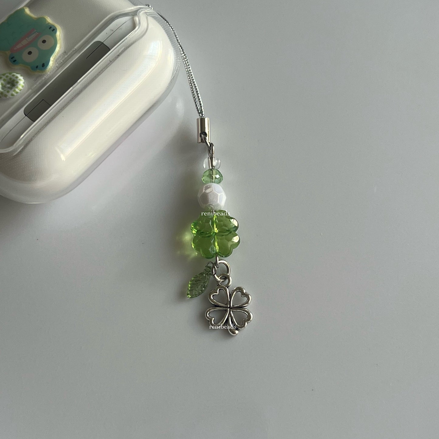 Kawaii Clover Phone Charms