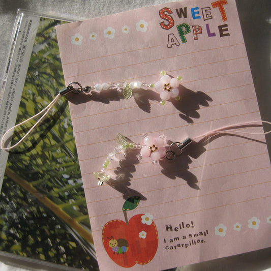 Blooming Lotus Beaded Phone Charms