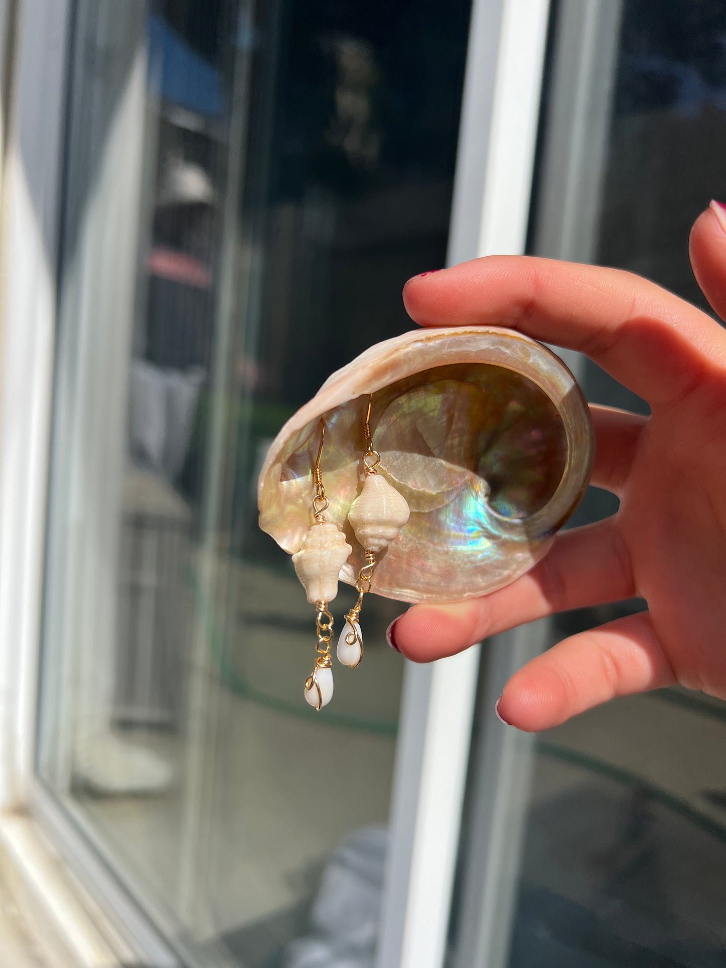 Conch Shell Earrings