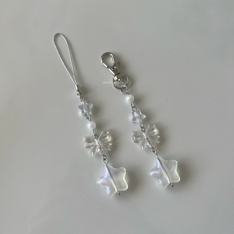 Iridescent Star Charms