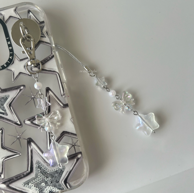 Iridescent Star Charms