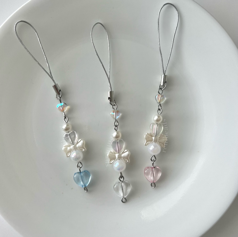 Pastel Heart Charms