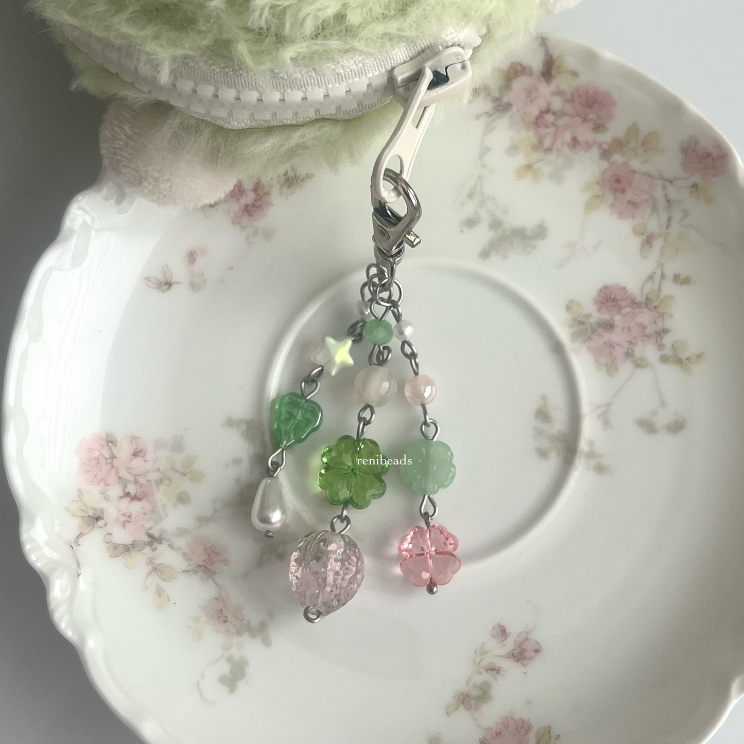 Lucky Strawberry Keychain
